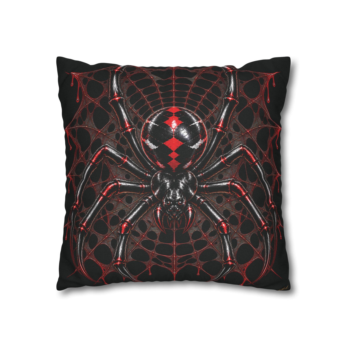 BLACK WIDOW – Spider | Gothic Throw Pillow