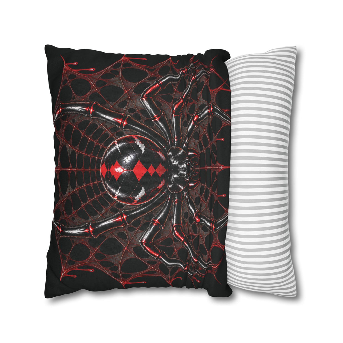 BLACK WIDOW – Spider | Gothic Throw Pillow