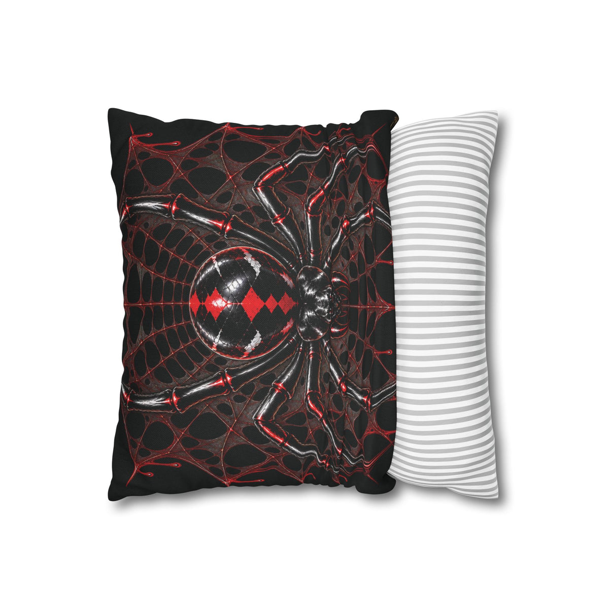 BLACK WIDOW – Spider | Gothic Throw Pillow