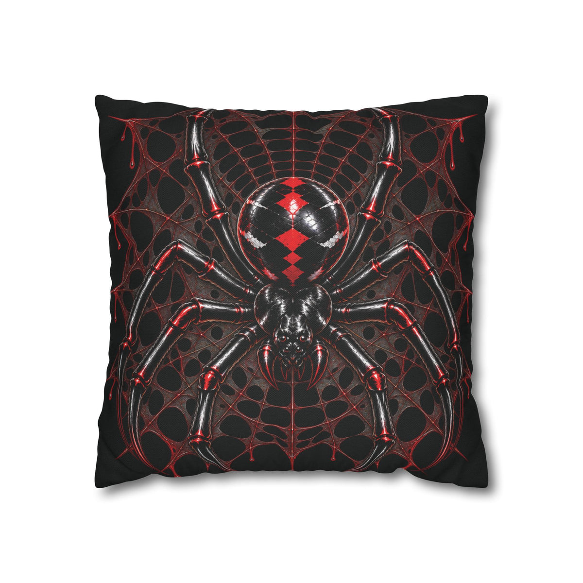 BLACK WIDOW – Spider | Gothic Throw Pillow