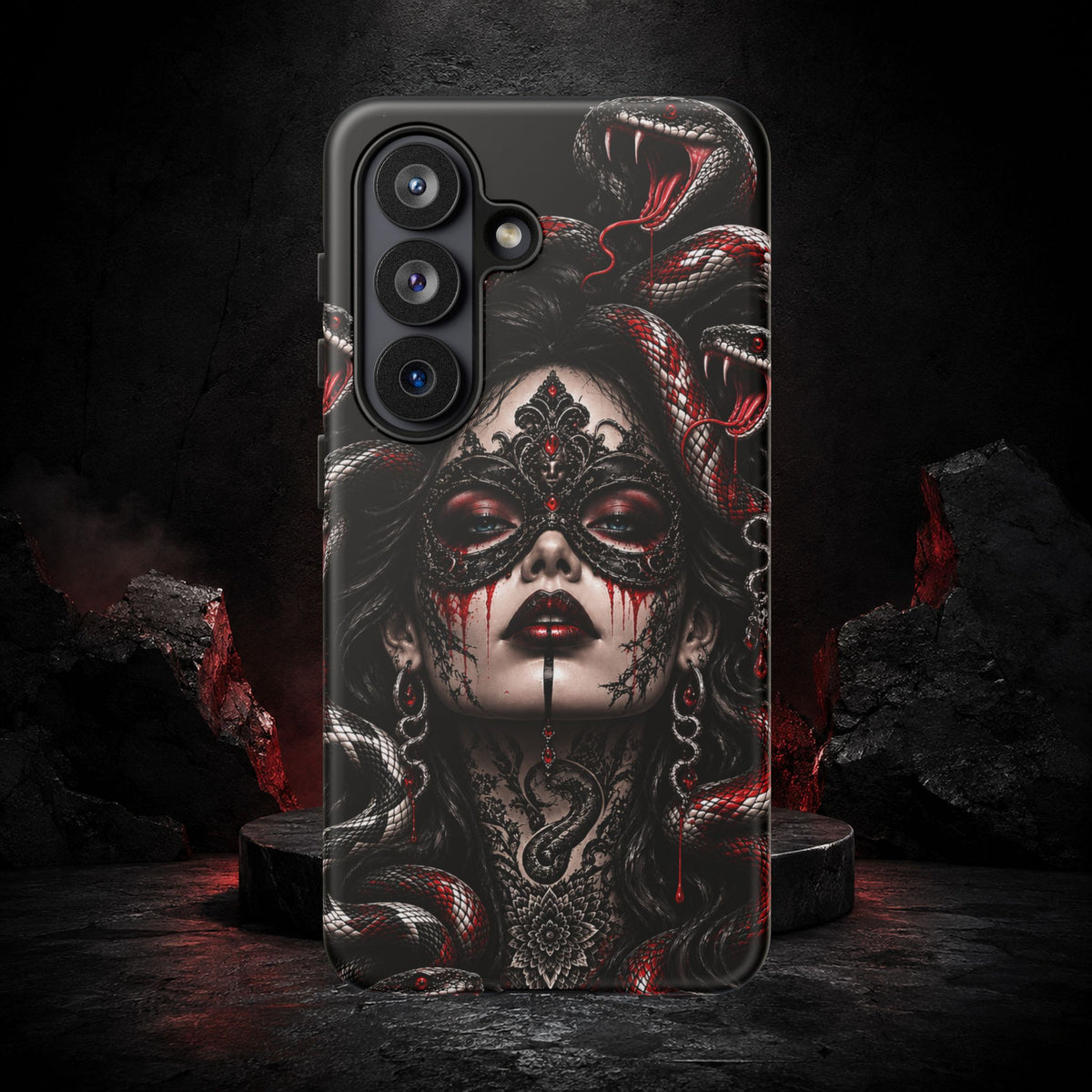 MEDUSA NOIR – Serpent Queen | Phone Case