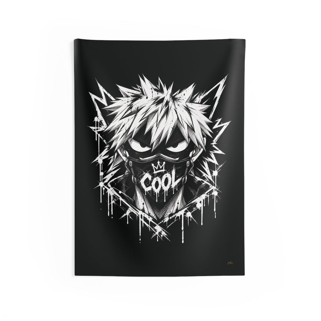 DARK REFLECTIONS – Explosive Hero | Wall Tapestry
