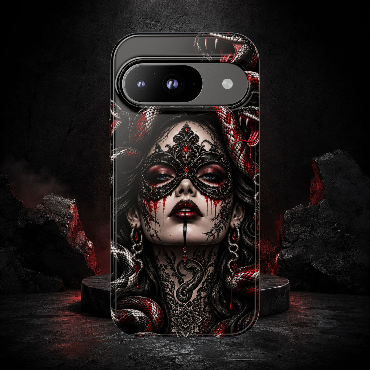 MEDUSA NOIR – Serpent Queen | Phone Case