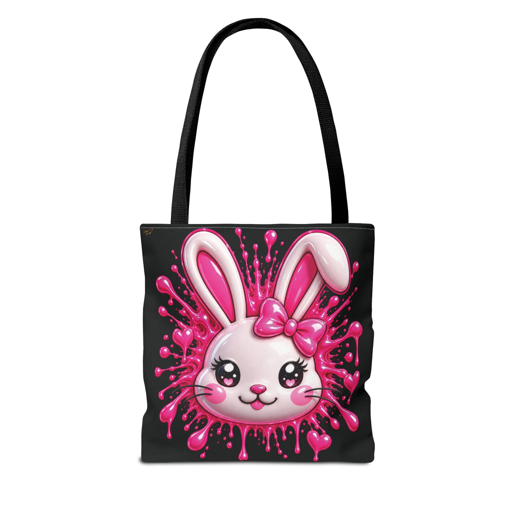 SHIBUYA 3D – Kawaii Pink Bunny Tote Bag | Tokyo Streetwear Japanese Art | Cool Living Club