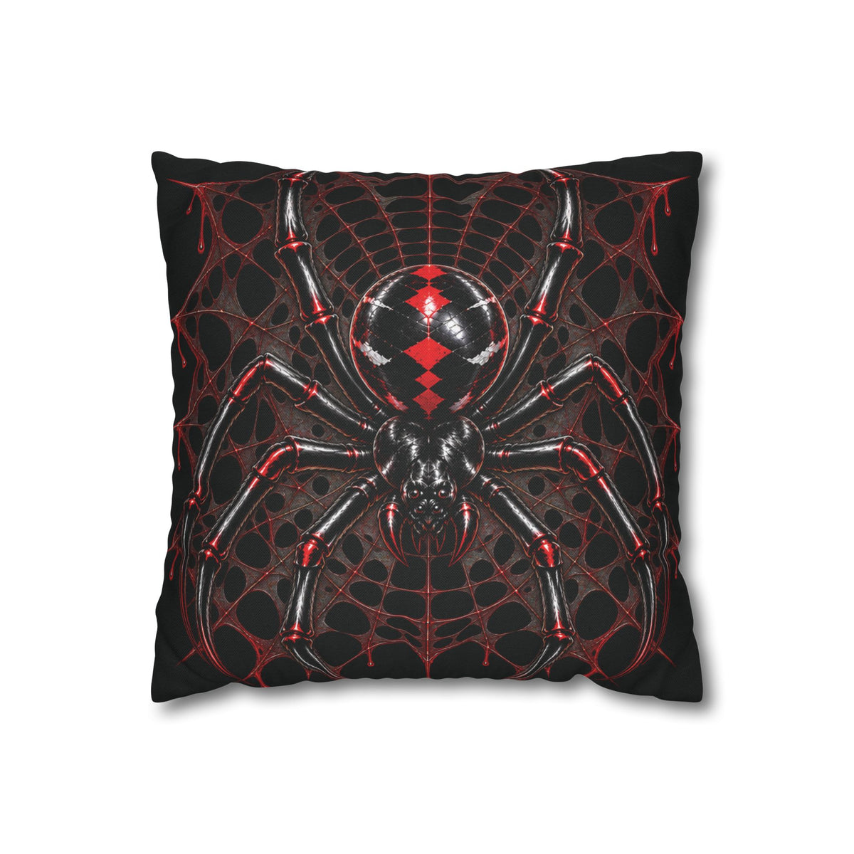 BLACK WIDOW – Spider | Gothic Throw Pillow