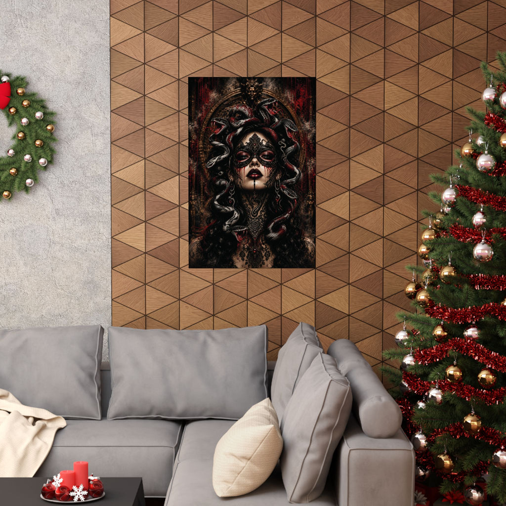 MEDUSA NOIR™ – Serpent Queen | Premium Matte Wall Poster