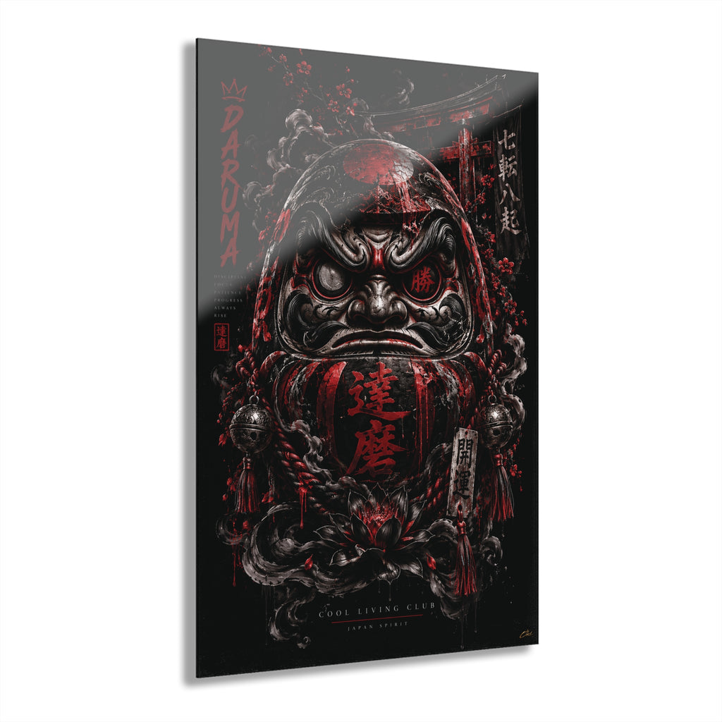 DARK DARUMA – Japanese Spirit | Acrylic Print
