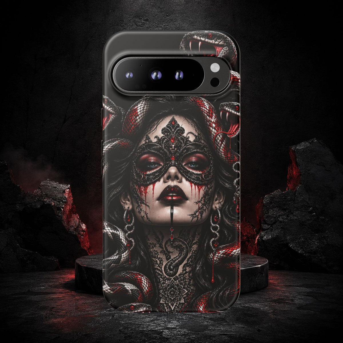 MEDUSA NOIR – Serpent Queen | Phone Case