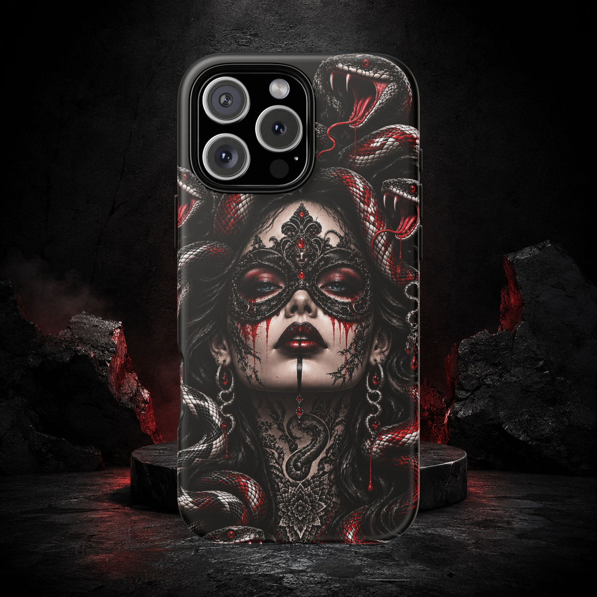 MEDUSA NOIR – Serpent Queen | Phone Case