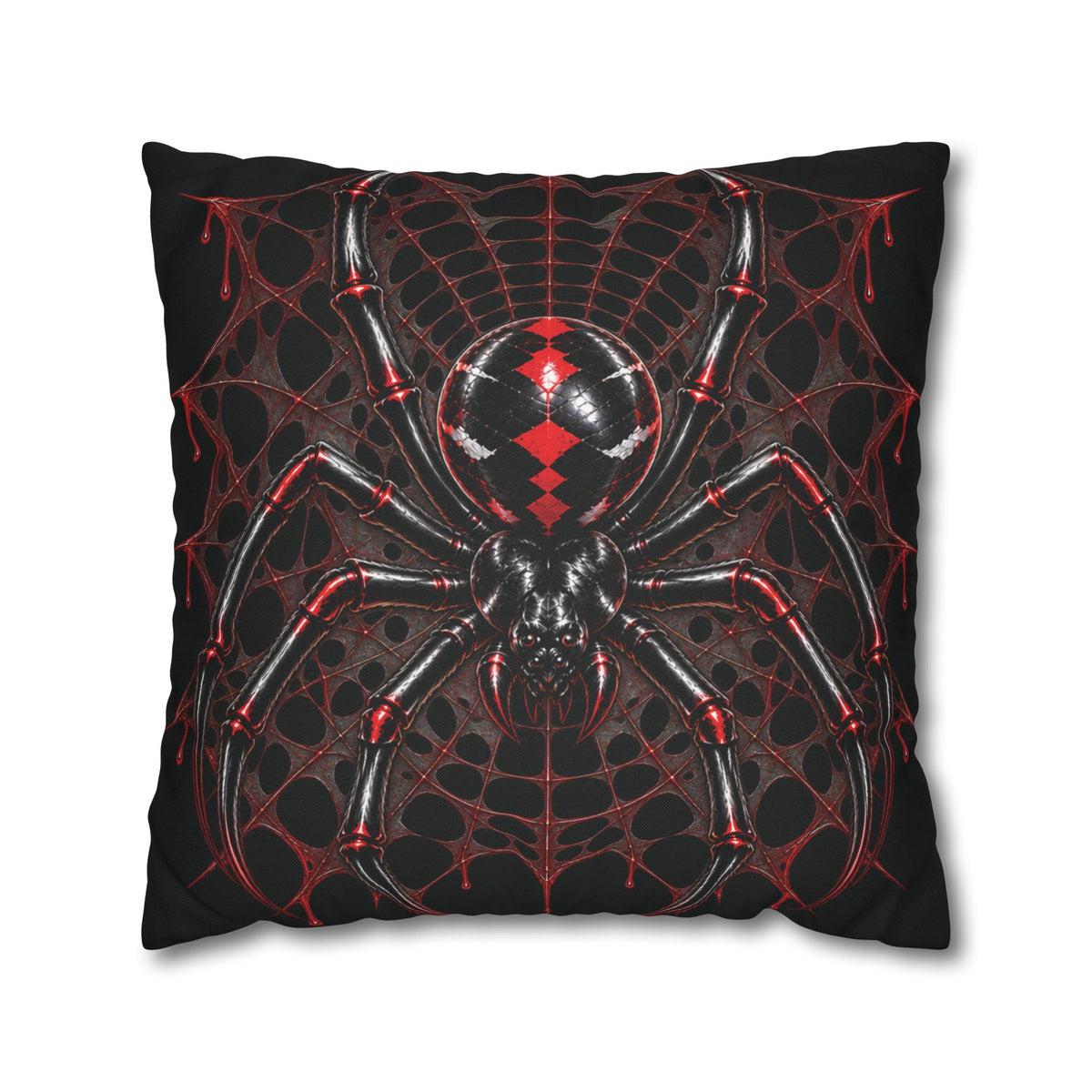 BLACK WIDOW – Spider | Gothic Throw Pillow