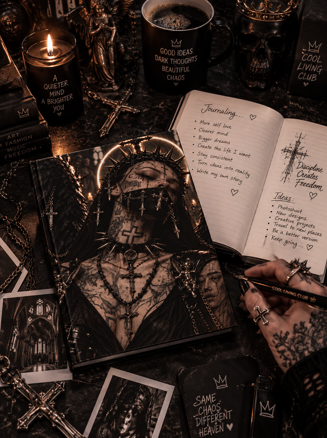 FALLEN ANGEL – Dark Angel | Hardcover Journal