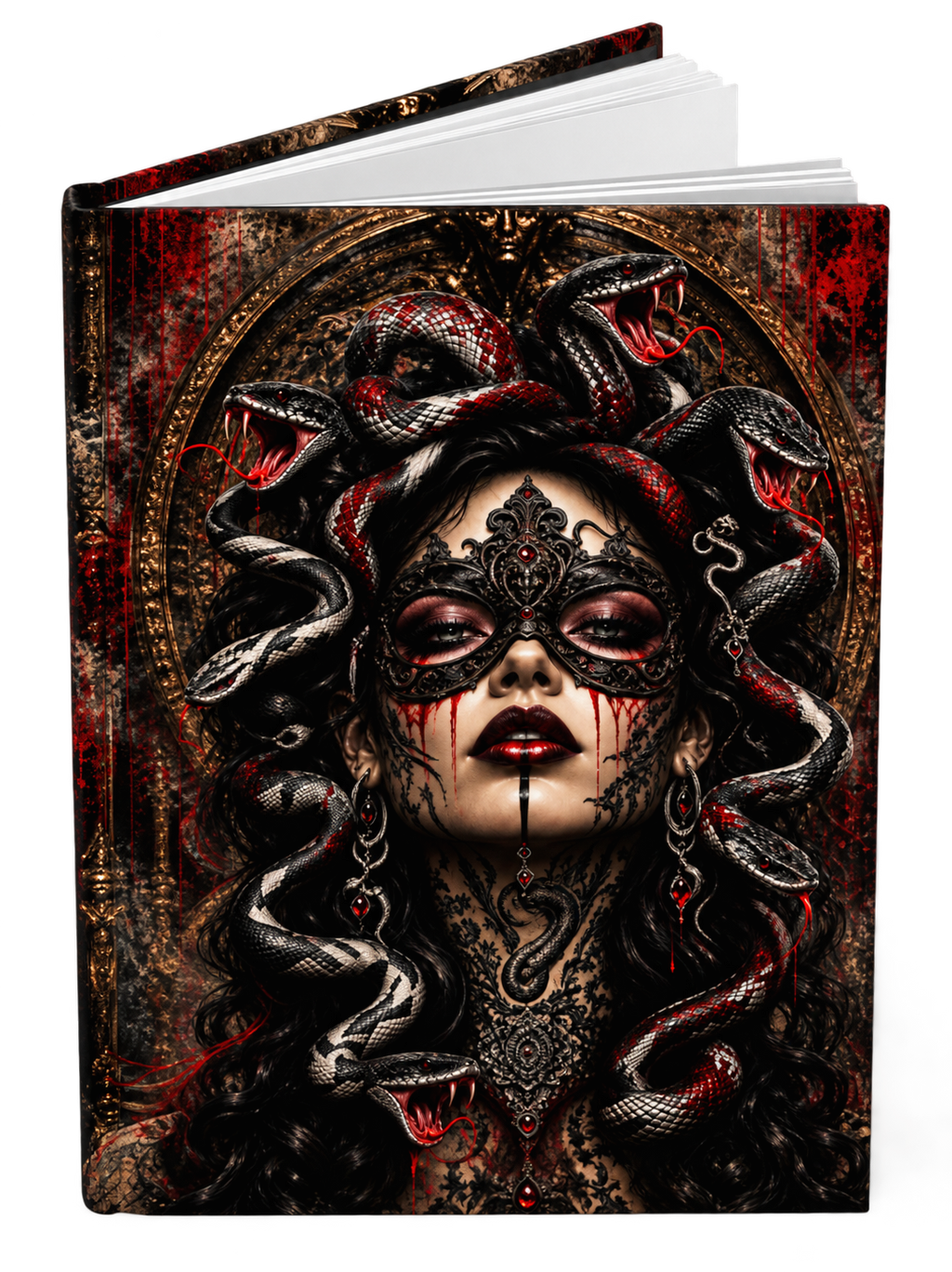MEDUSA NOIR – Greek Mythology | Hardcover Journal