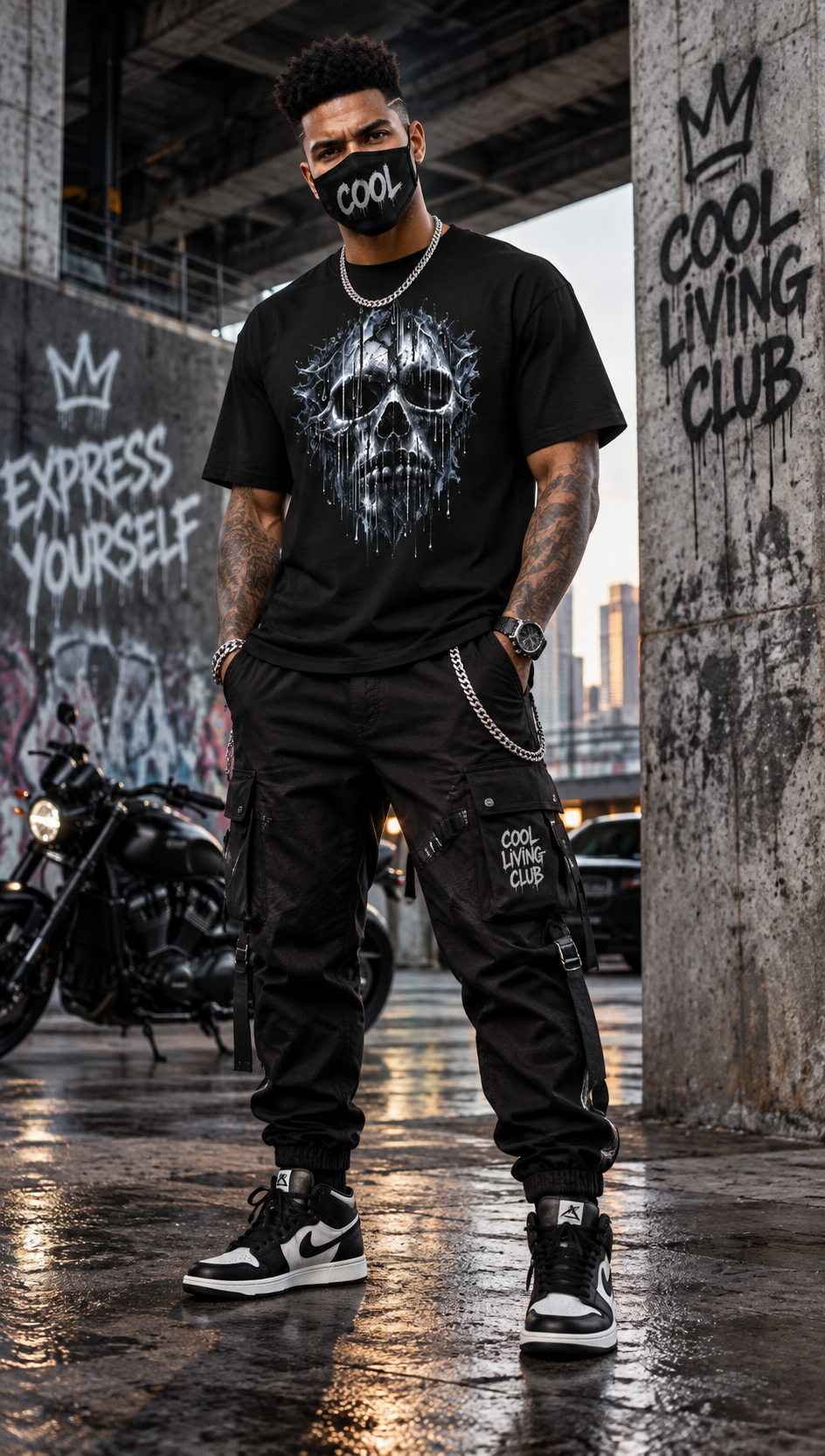 FALLEN ANGEL – Skull | Gothic T-Shirt