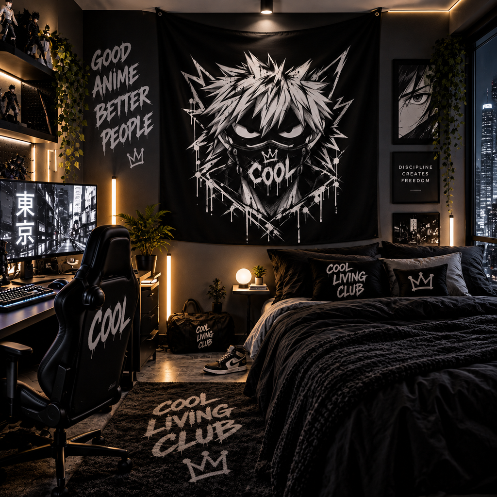 DARK REFLECTIONS – Explosive Hero | Wall Tapestry