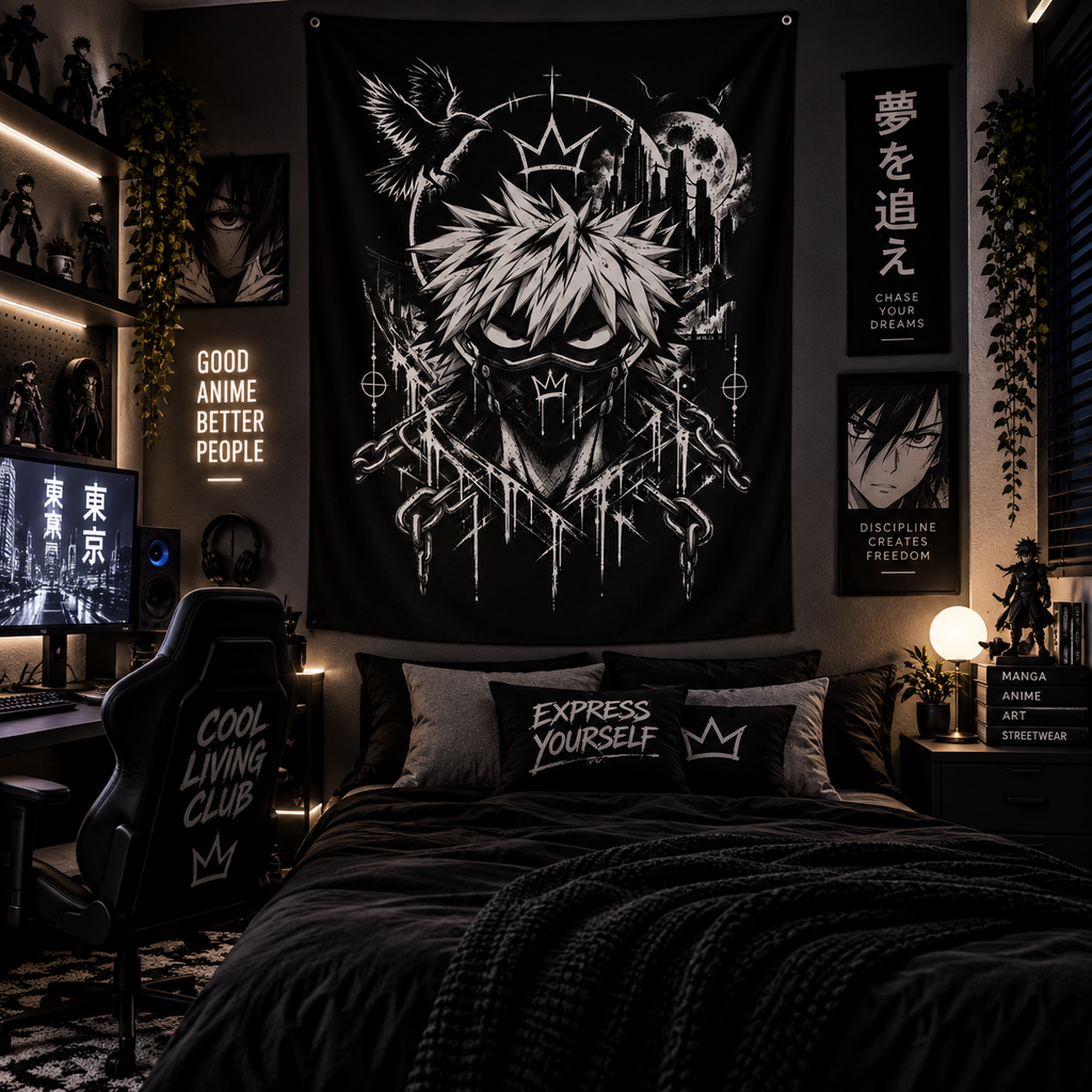 DARK REFLECTIONS – Explosive Shadow | Wall Tapestry