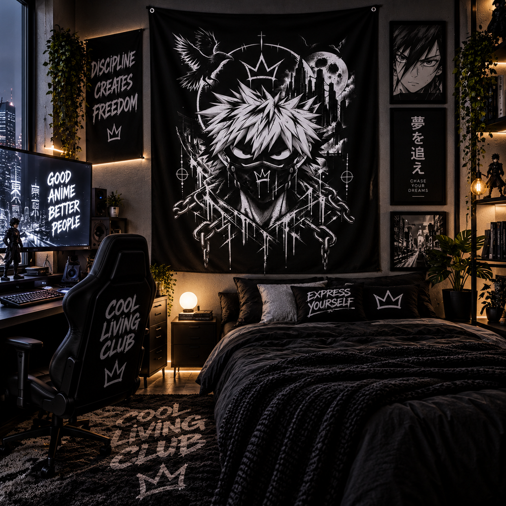 DARK REFLECTIONS – Explosive Shadow | Wall Tapestry