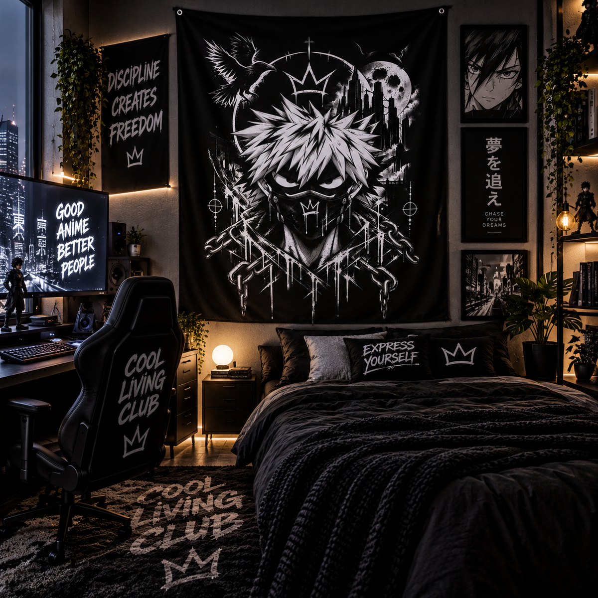 DARK REFLECTIONS – Explosive Shadow | Wall Tapestry