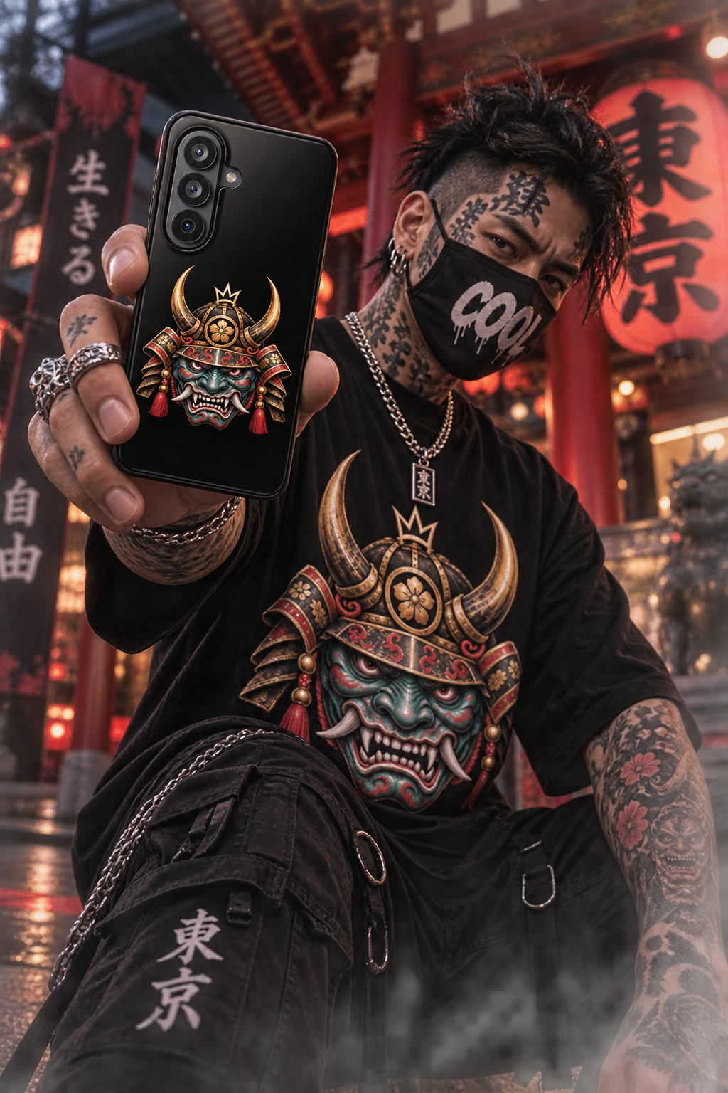DARK DARUMA – Infernal Oni Emperor | Phone Case