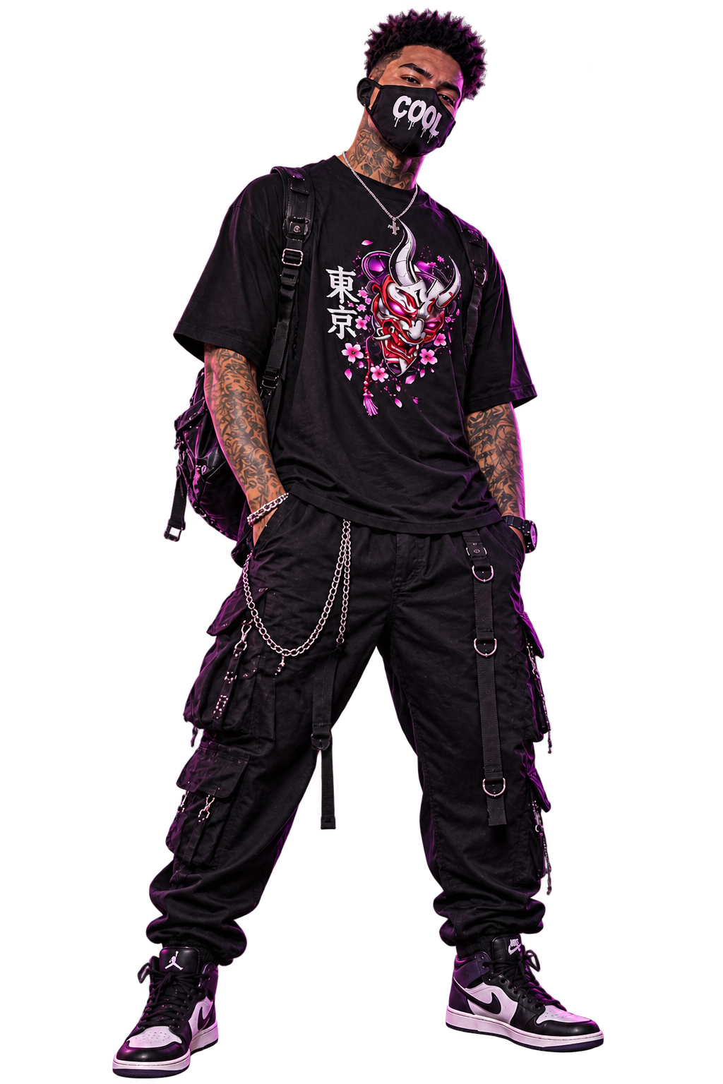 TOKYO GIRLS – Crimson Oni Sakura | Japanese T-Shirt