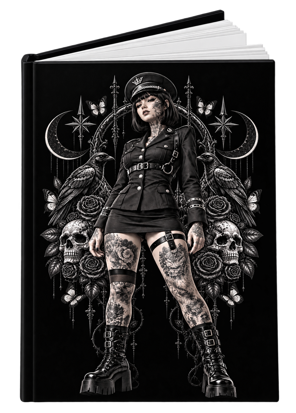 DARK REFLECTIONS – Raven Queen | Hardcover Journal