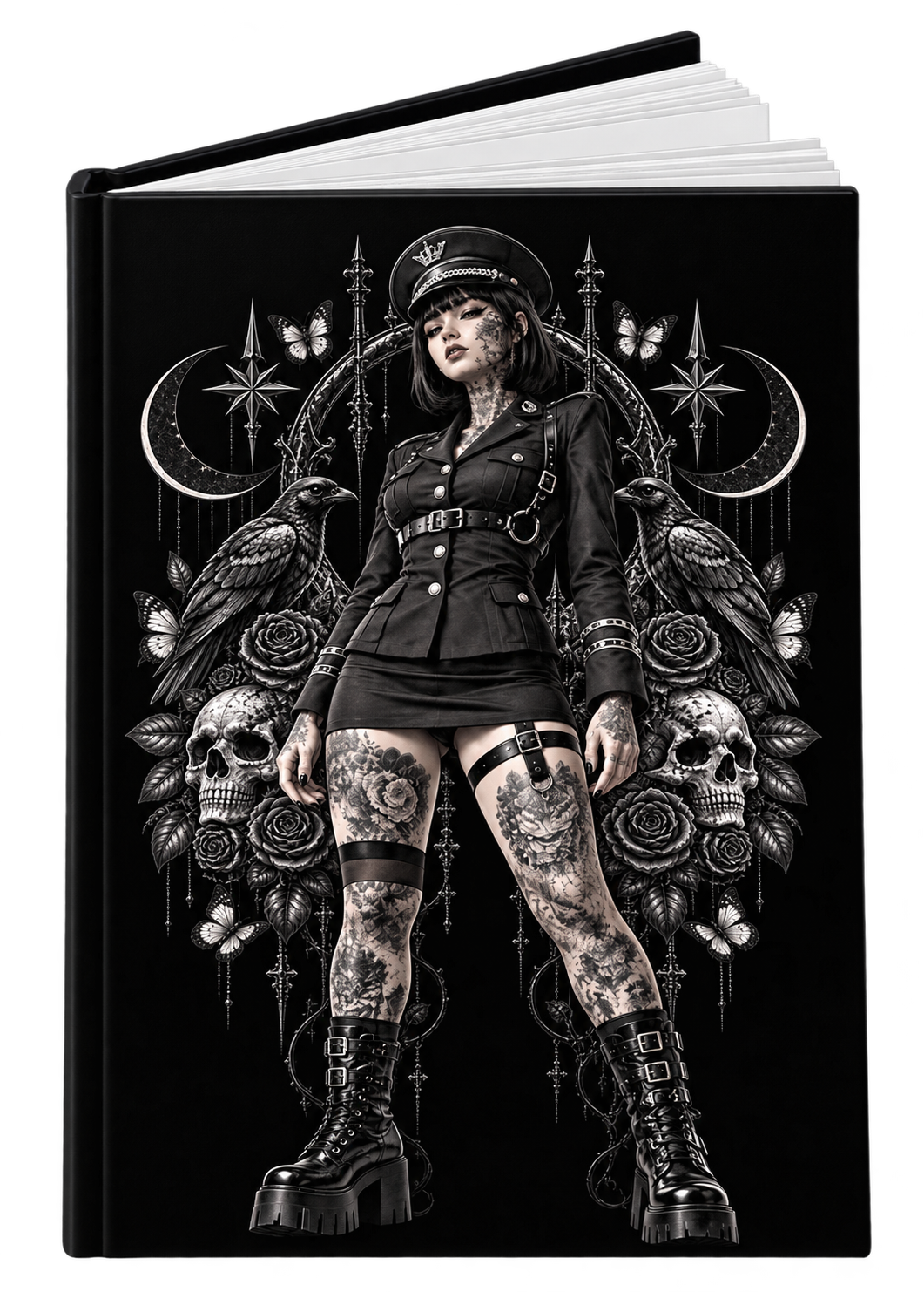 DARK REFLECTIONS – Raven Queen | Hardcover Journal