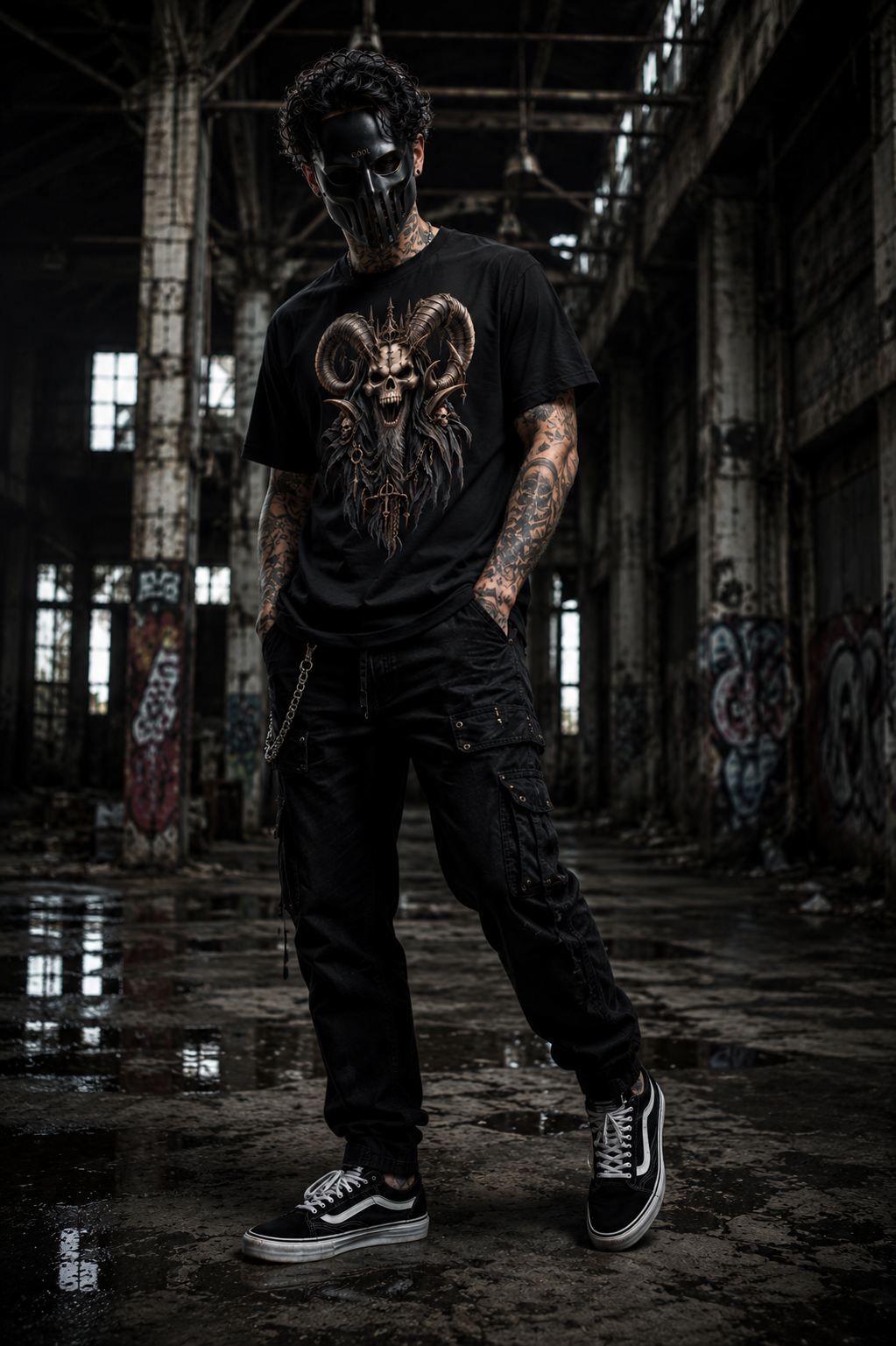 FALLEN ANGEL – The Ashen Crown | Skull T-Shirt