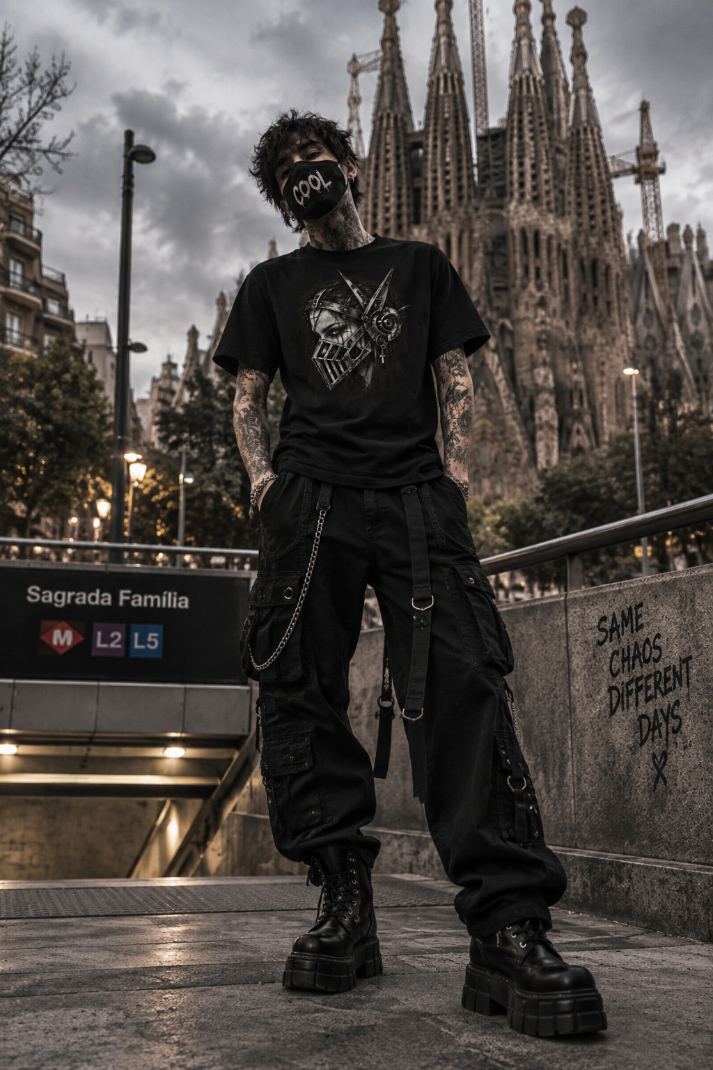DARK REFLECTIONS – Iron Wraith | Skull T-Shirt