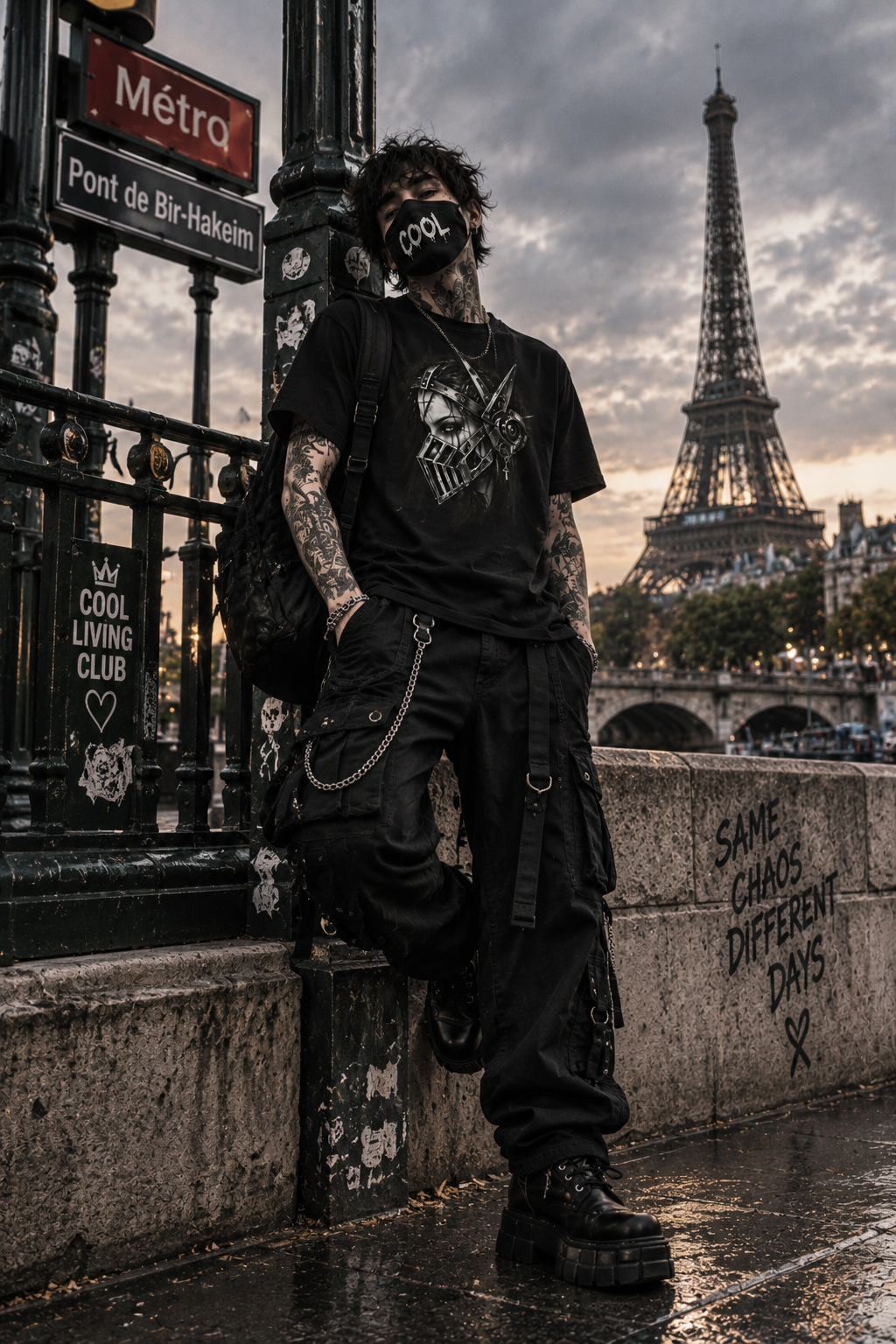 DARK REFLECTIONS – Iron Wraith | Skull T-Shirt