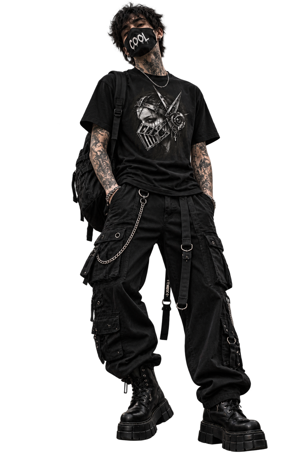 DARK REFLECTIONS – Iron Wraith | Skull T-Shirt