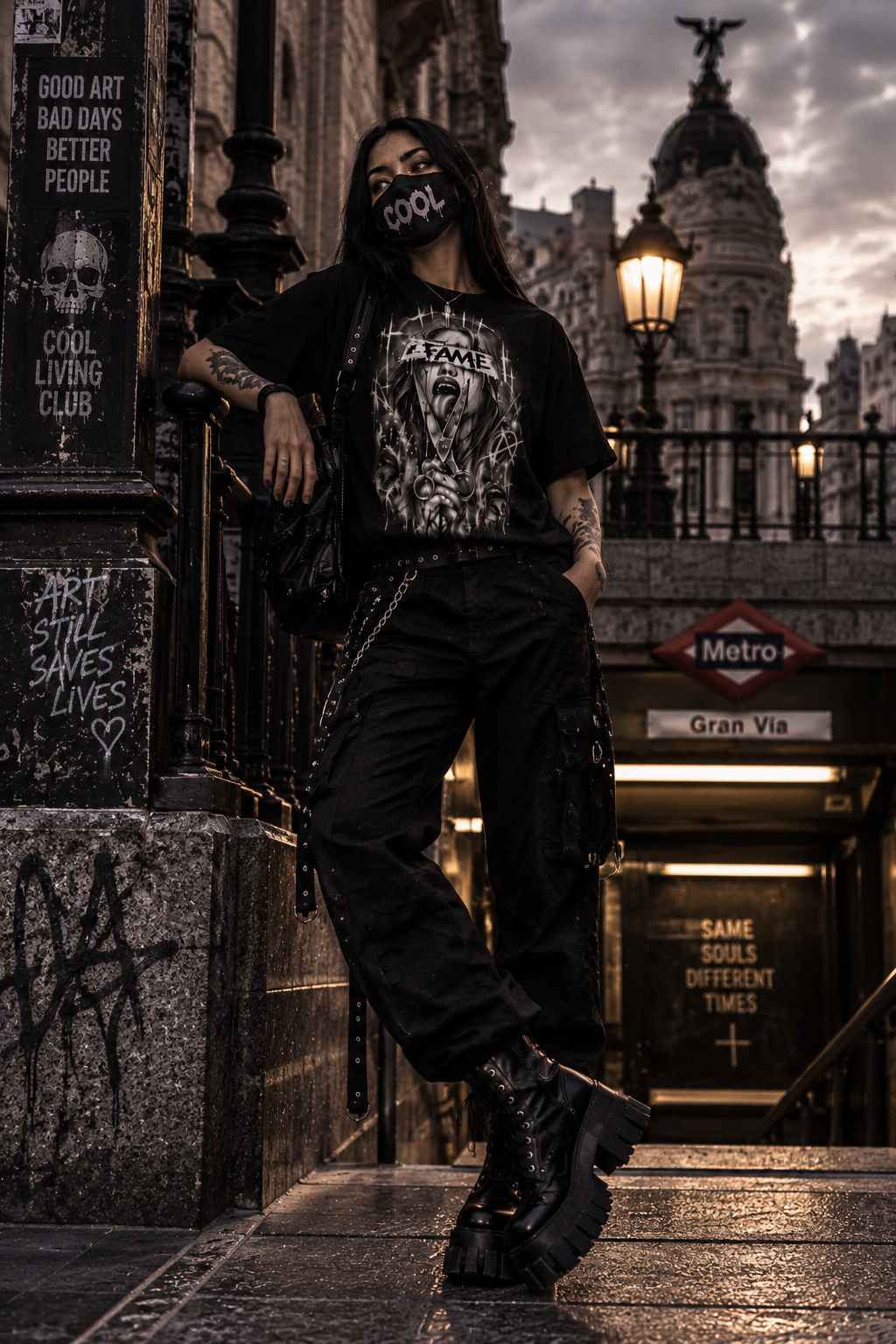 DARK REFLECTIONS – FAME | Dark Art T-Shirt