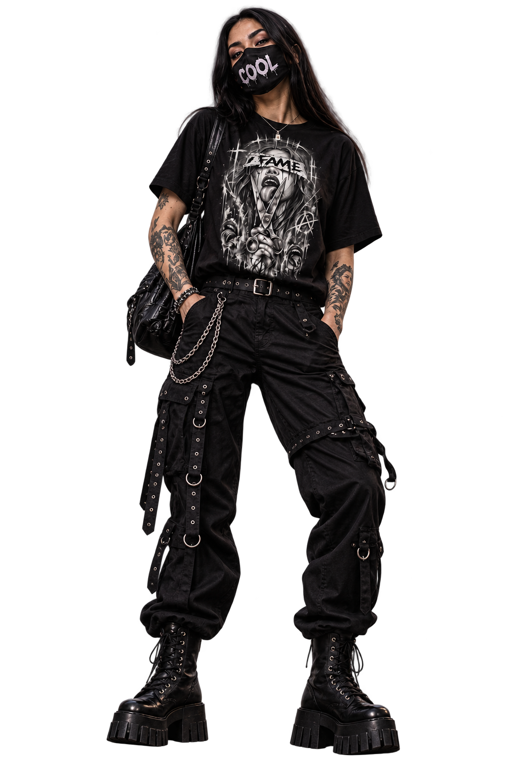 DARK REFLECTIONS – FAME | Dark Art T-Shirt