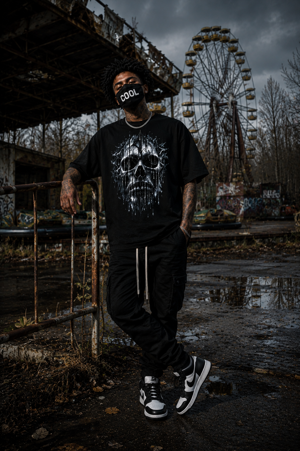 FALLEN ANGEL – Skull | Gothic T-Shirt