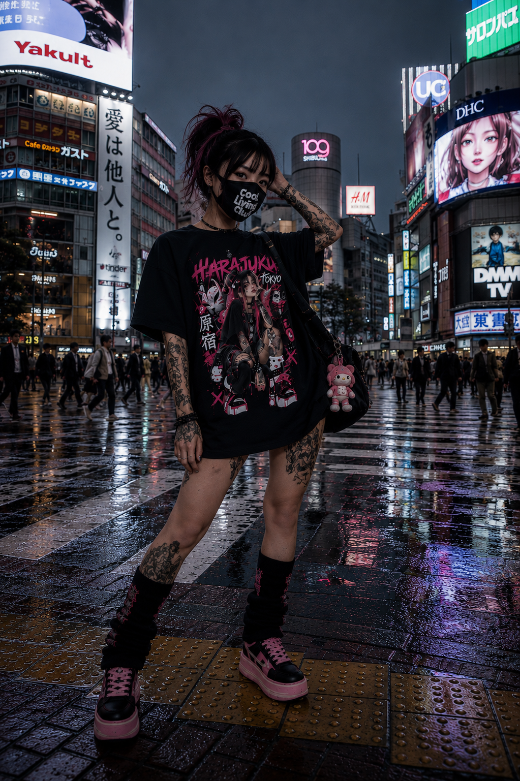 TOKYO GIRLS – Harajuku Rebel | Japanese T-Shirt