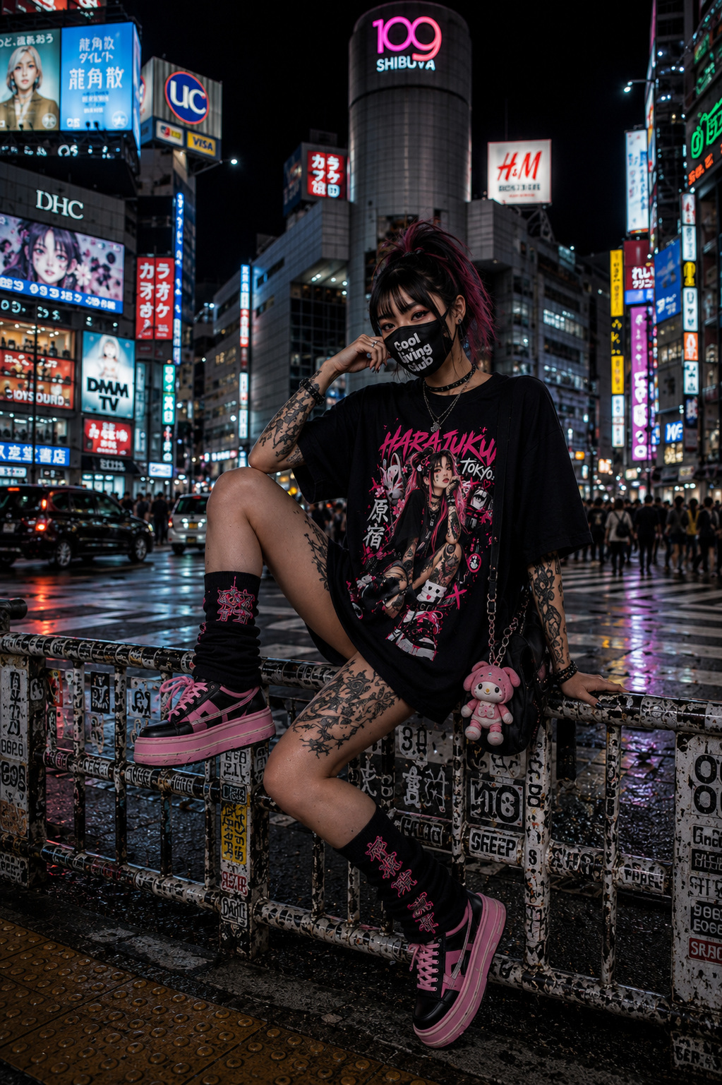 TOKYO GIRLS – Harajuku Rebel | Japanese T-Shirt