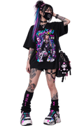 TOKYO GIRLS – Harajuku Neon Rebel | Japanese Streetwear T-Shirt