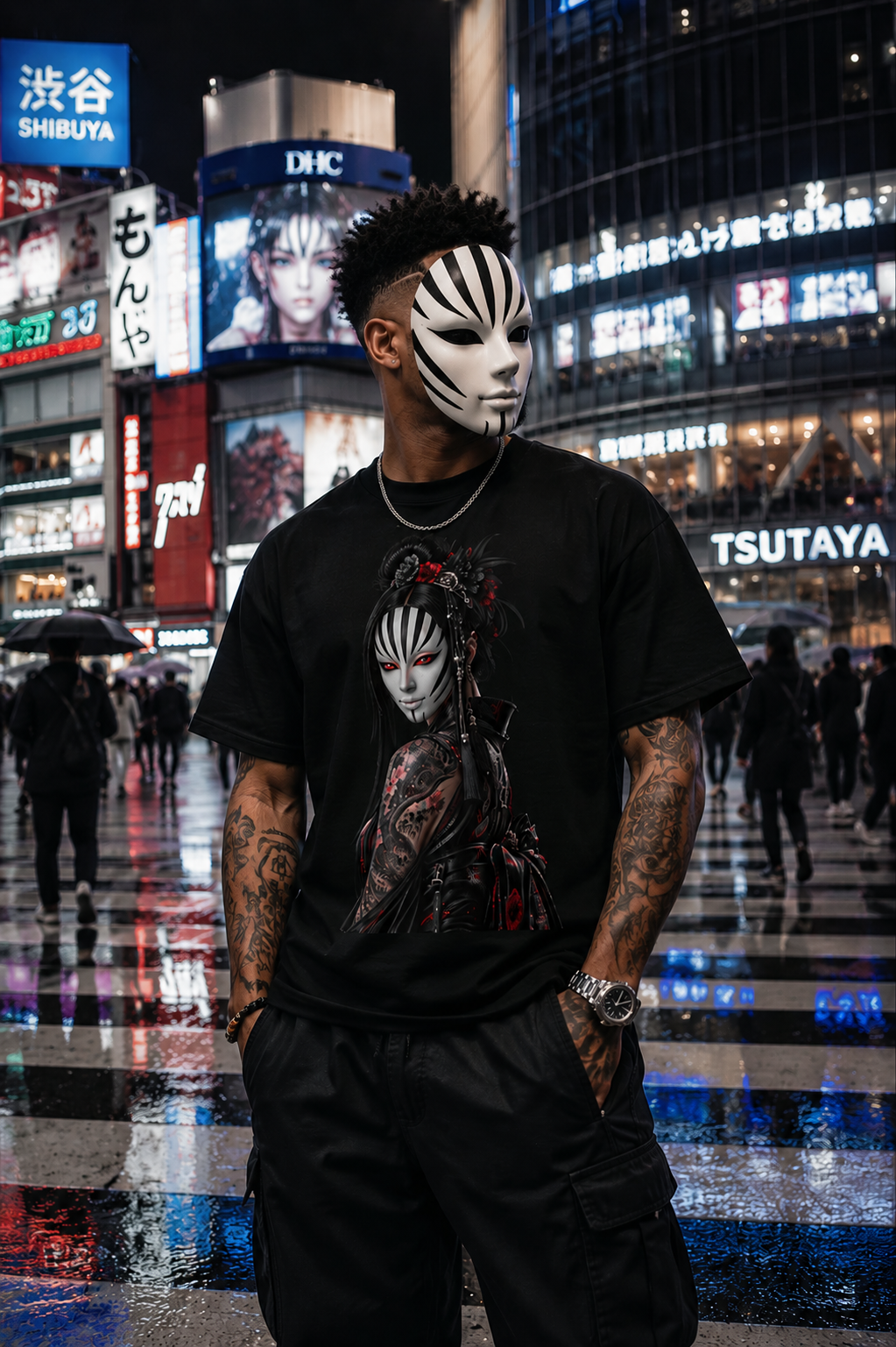 TOKYO GIRLS – Beyond the Mask | Japanese Gothic T-Shirt