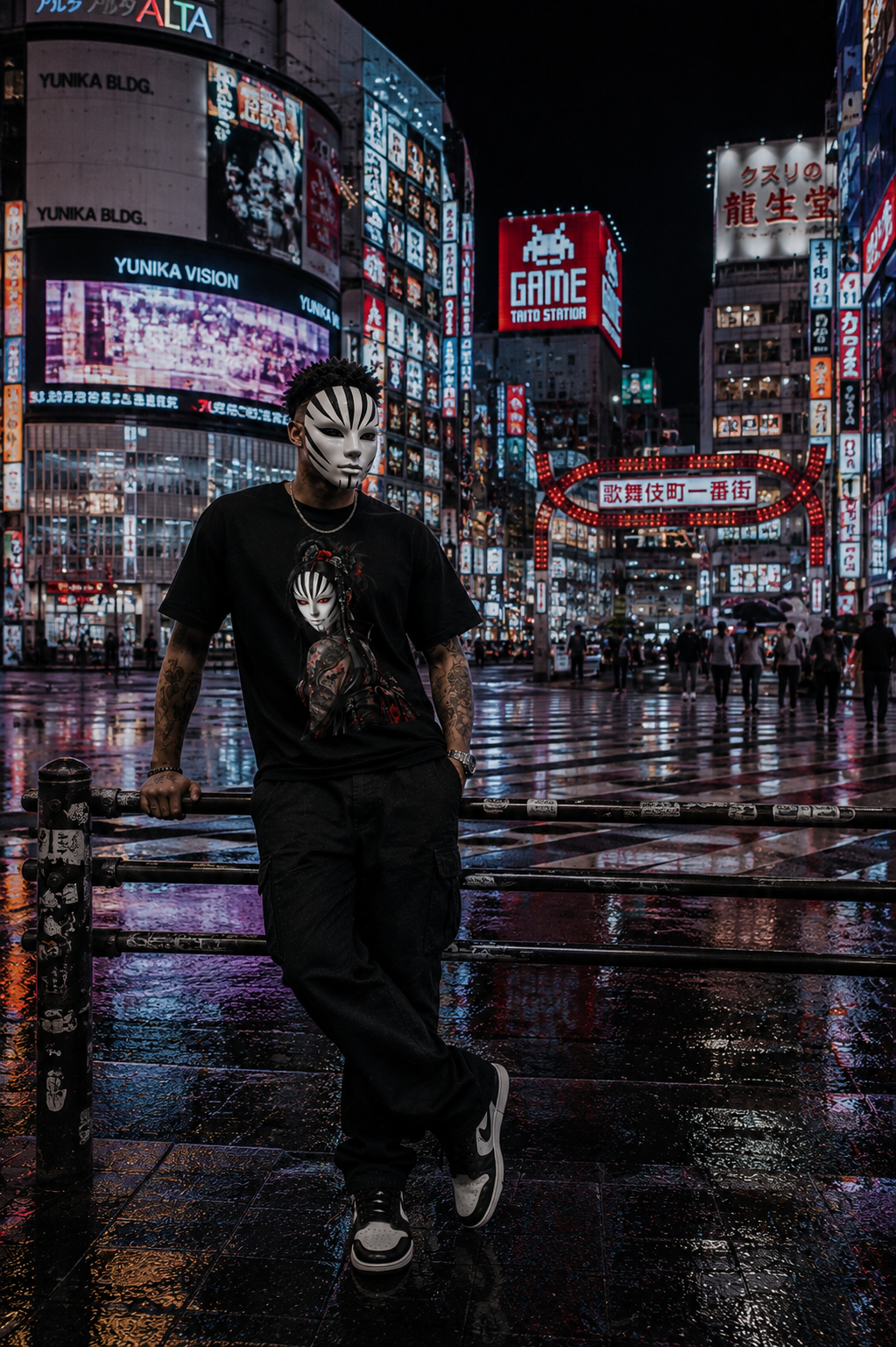 TOKYO GIRLS – Beyond the Mask | Japanese Gothic T-Shirt
