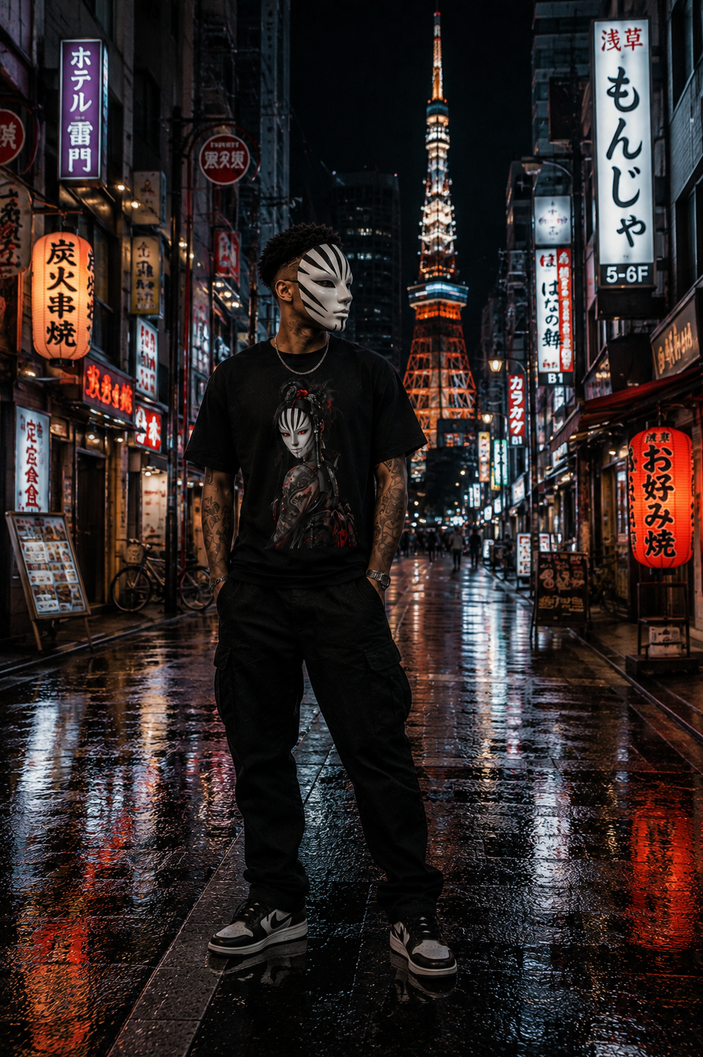 TOKYO GIRLS – Beyond the Mask | Japanese Gothic T-Shirt