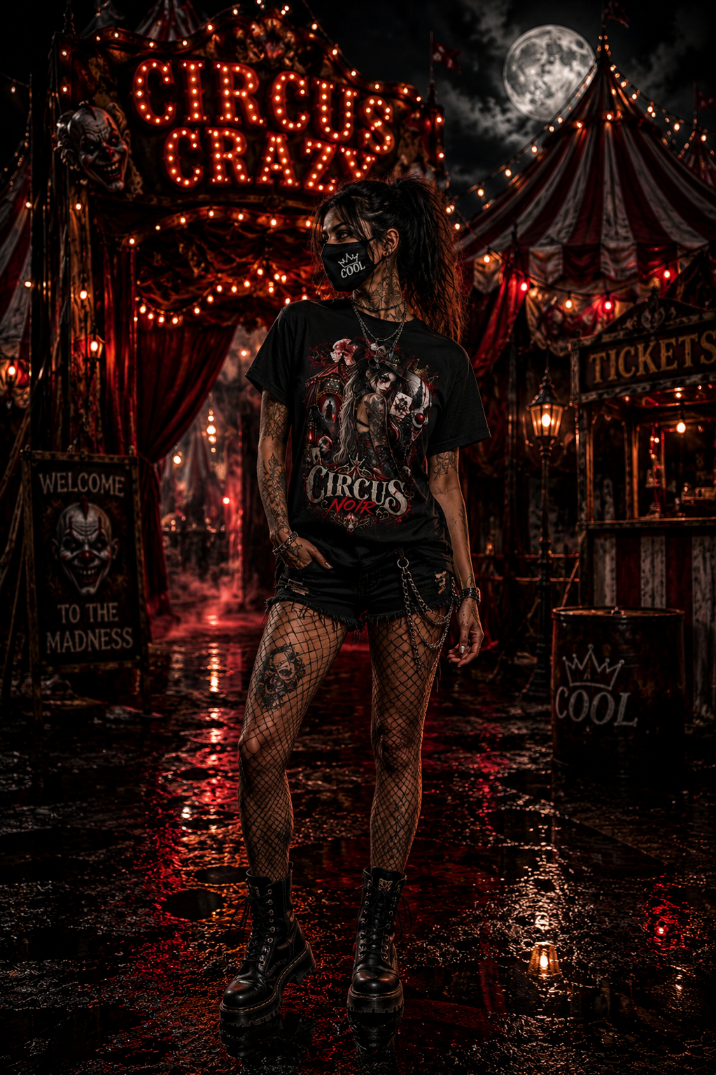 CIRCUS NOIR – The Last Show | Gothic T-Shirt