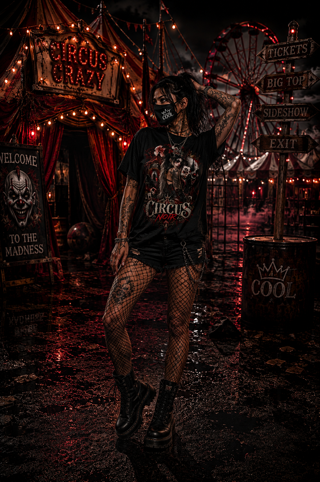CIRCUS NOIR – The Last Show | Gothic T-Shirt