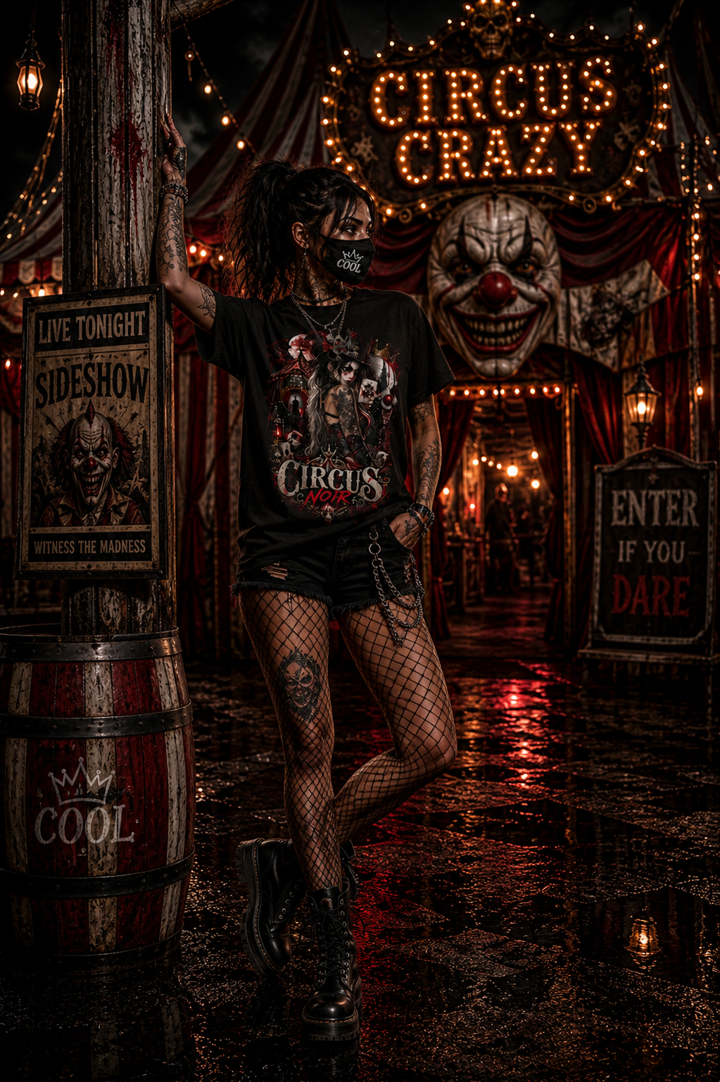 CIRCUS NOIR – The Last Show | Gothic T-Shirt
