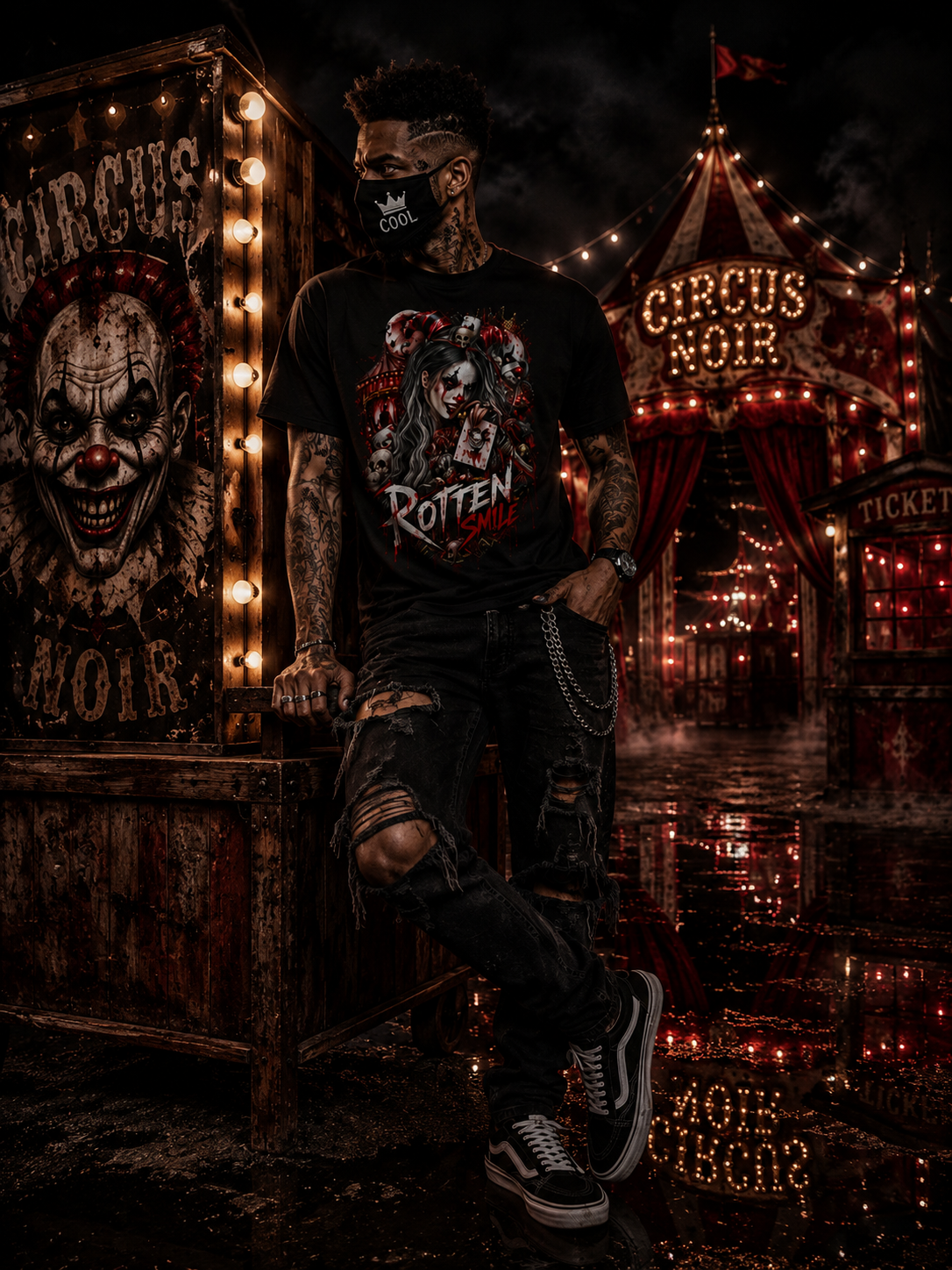 CIRCUS NOIR – Rotten Smile | Horror T-Shirt