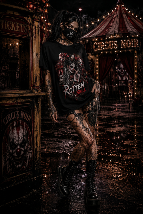 CIRCUS NOIR – Rotten Smile | Horror T-Shirt