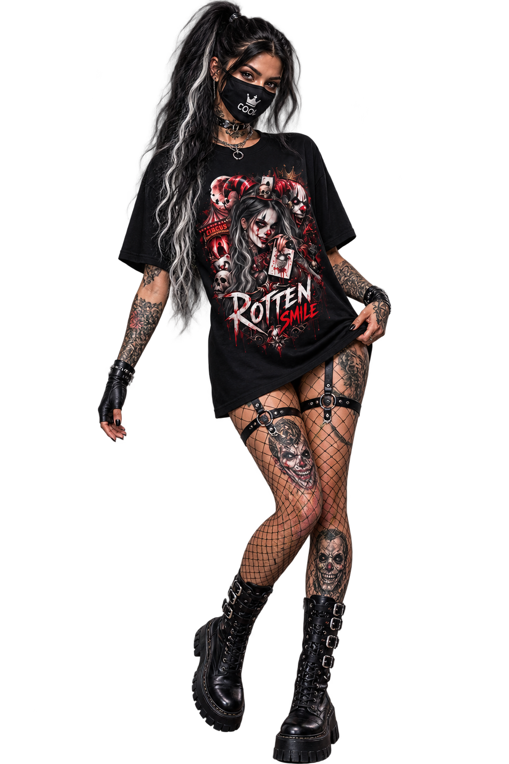 CIRCUS NOIR – Rotten Smile | Horror T-Shirt