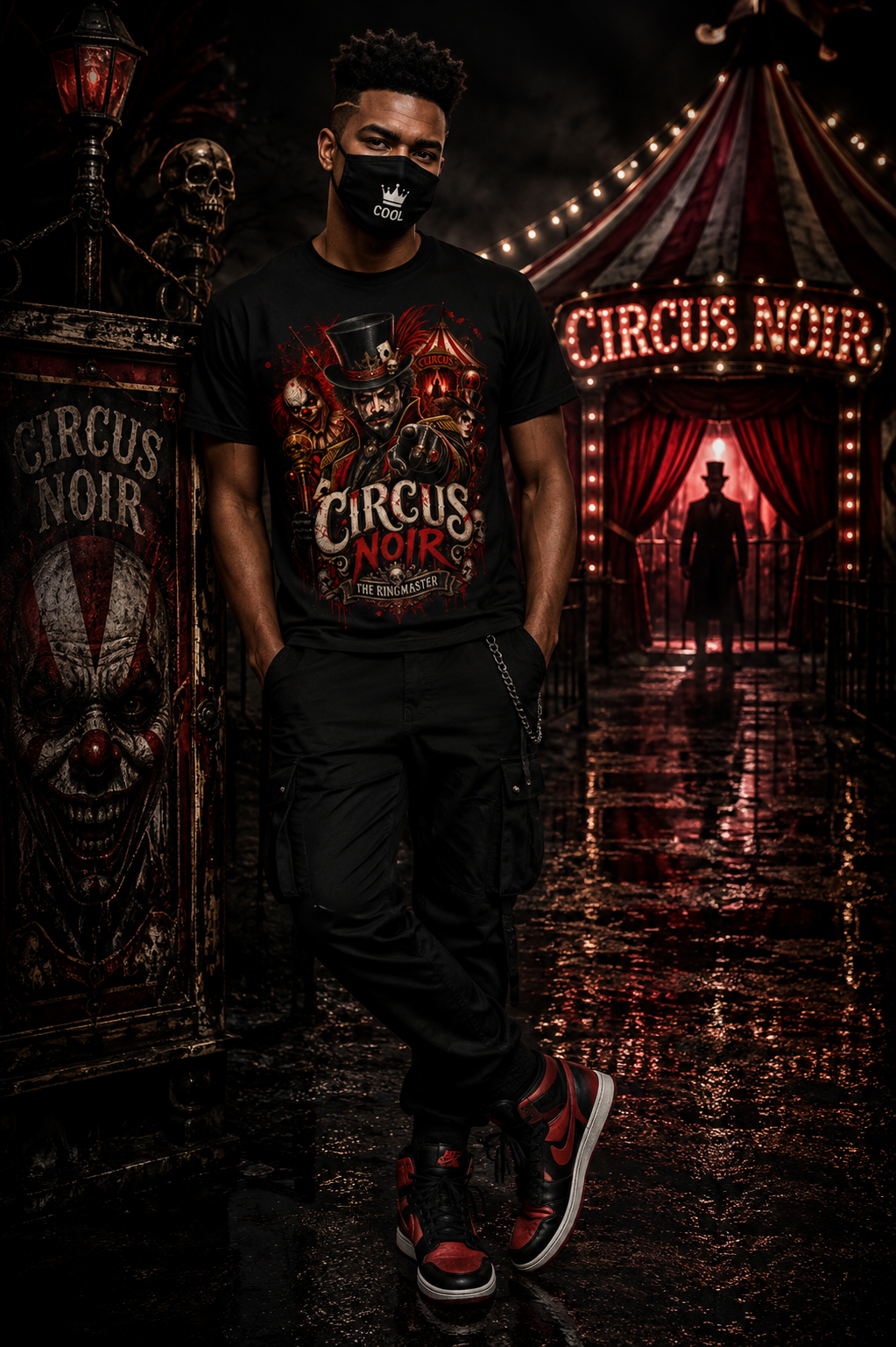 CIRCUS NOIR – The Ringmaster | Horror T-Shirt