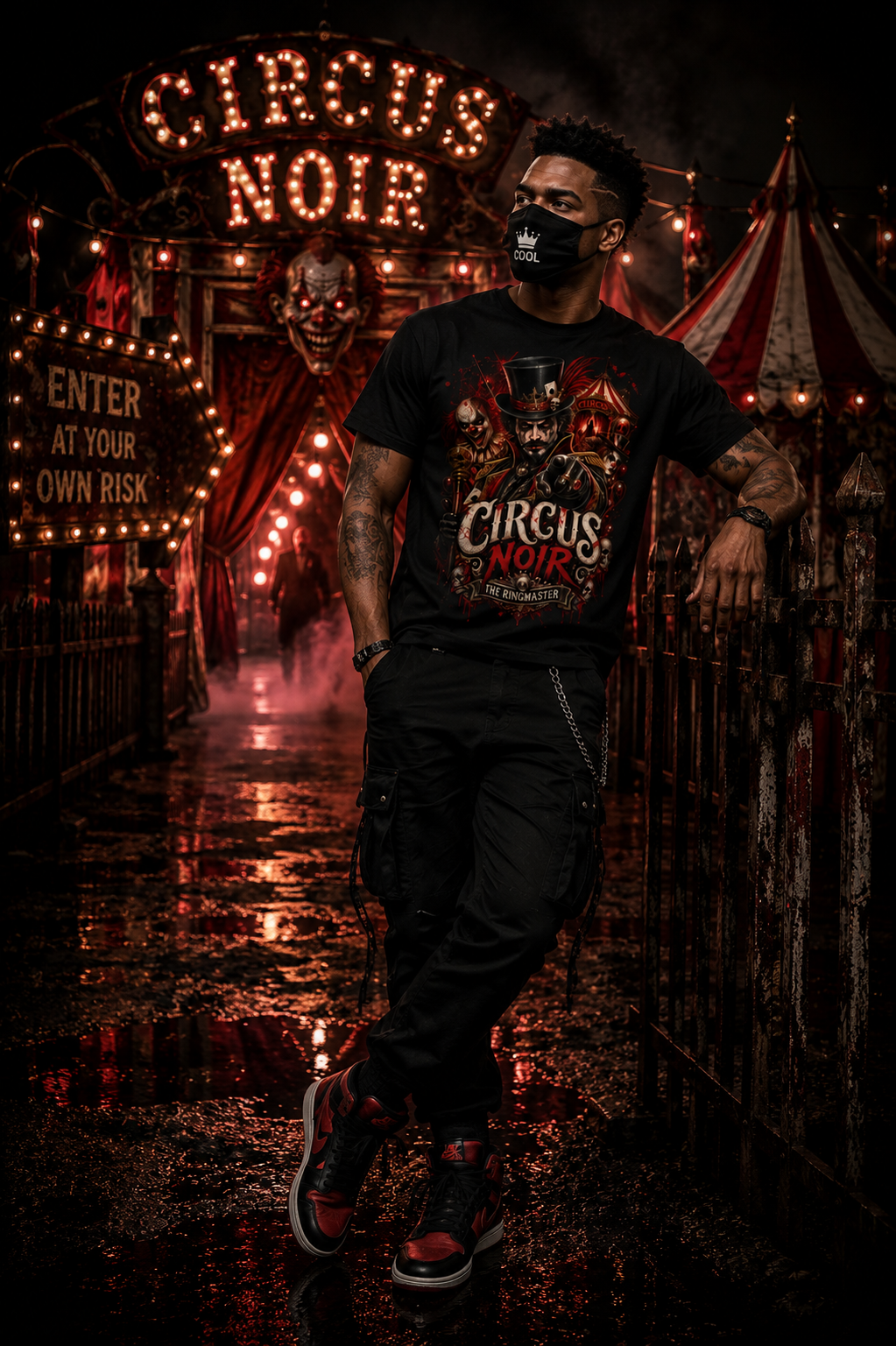 CIRCUS NOIR – The Ringmaster | Horror T-Shirt