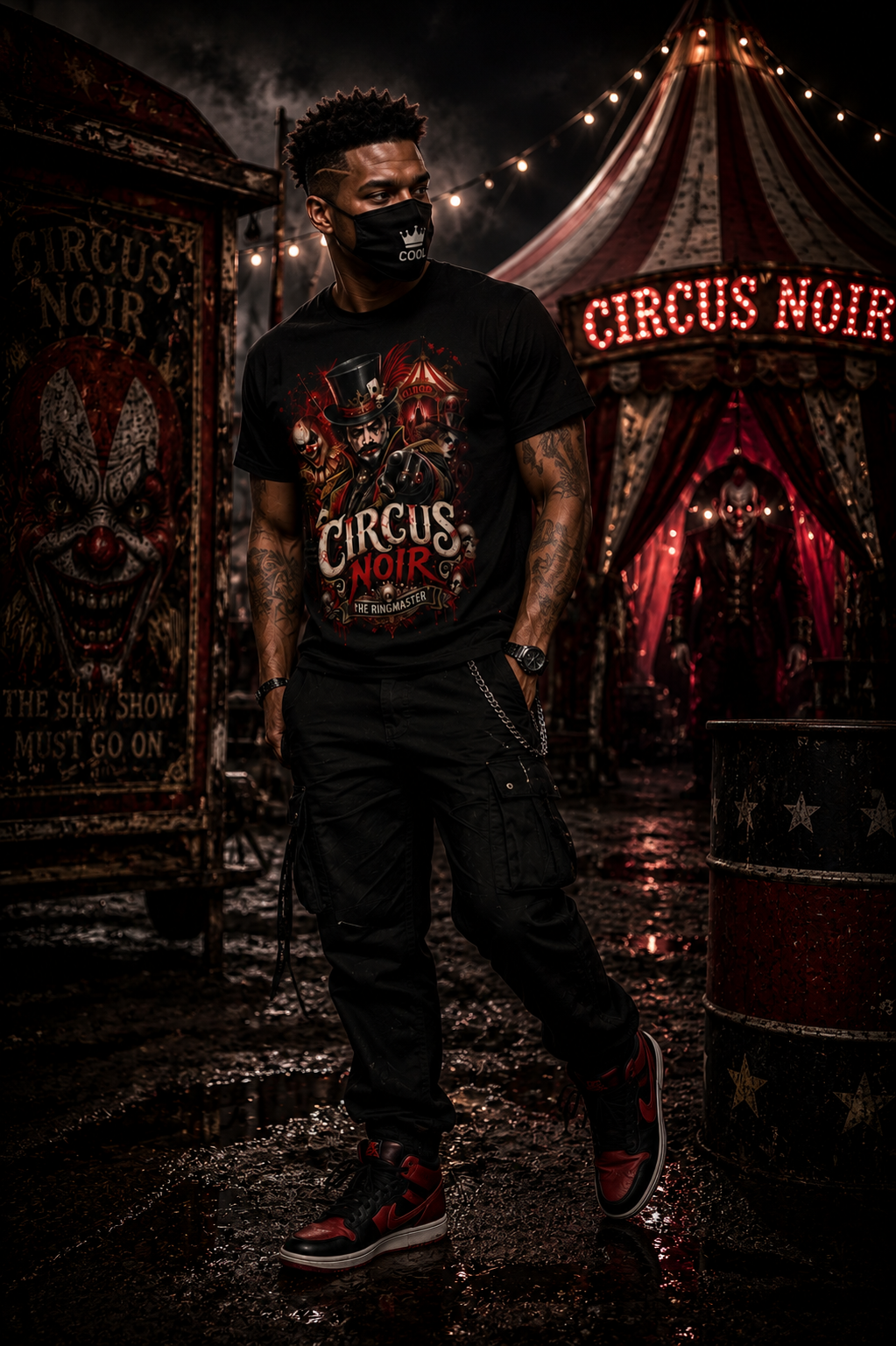 CIRCUS NOIR – The Ringmaster | Horror T-Shirt
