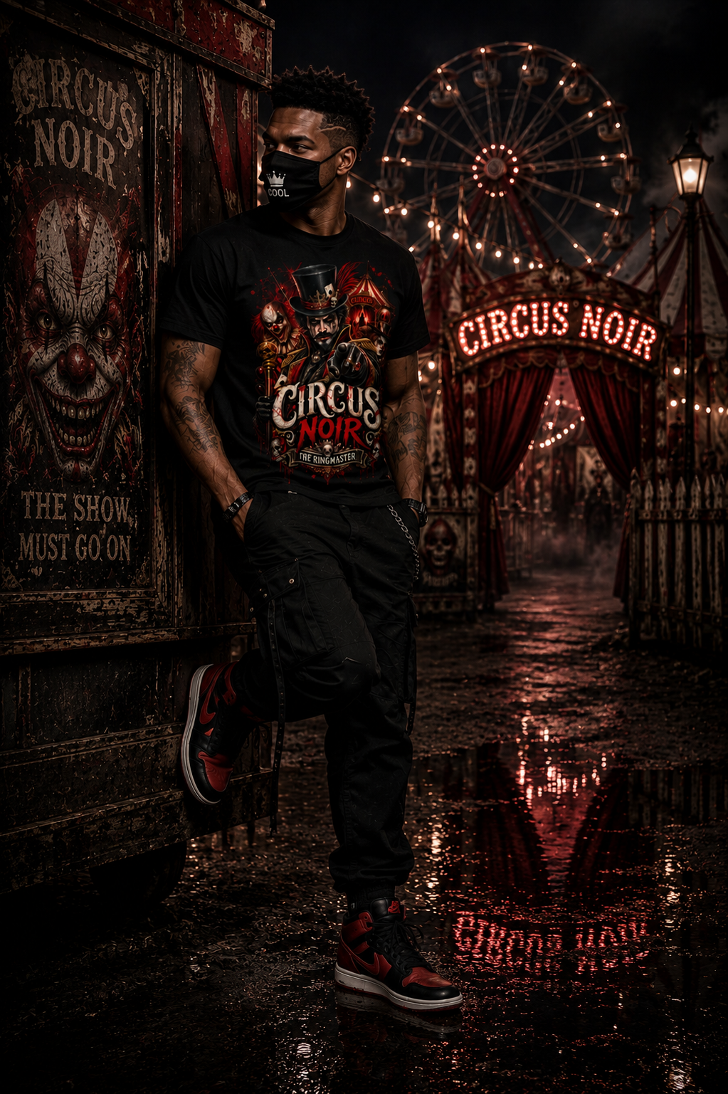 CIRCUS NOIR – The Ringmaster | Horror T-Shirt