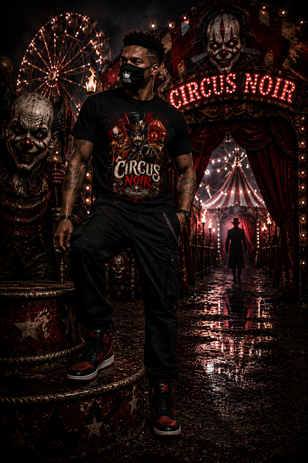 CIRCUS NOIR – The Ringmaster | Horror T-Shirt