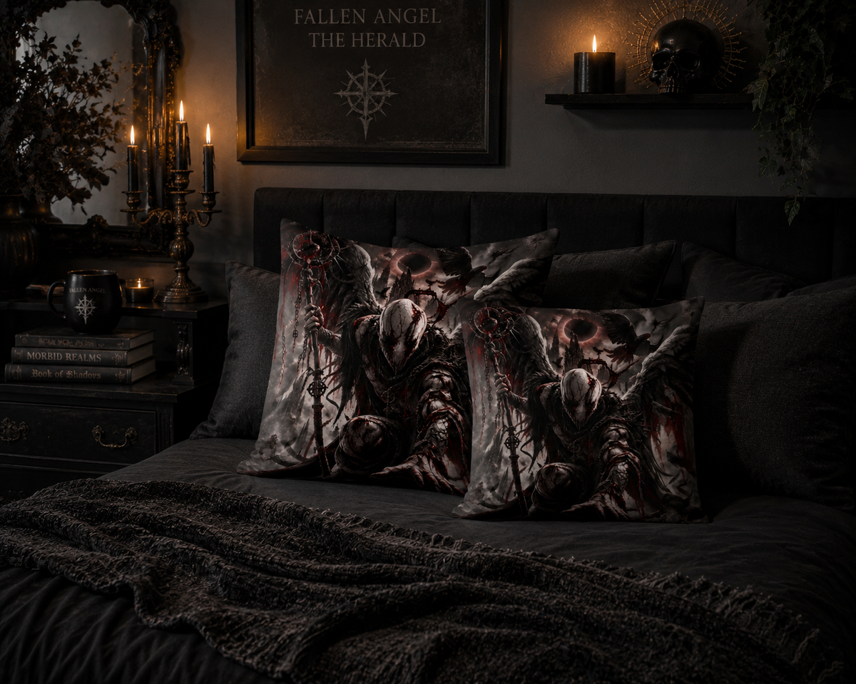 FALLEN ANGEL – The Herald | Throw Pillow